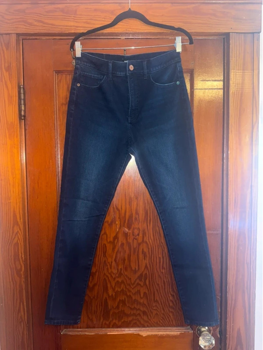 Express High Rise Skinny Jeans Dark Wash Stretch Denim Women’s Size 6R